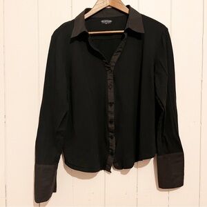 Northern Reflection Vintage Black Button Down Shirt. Size XL.